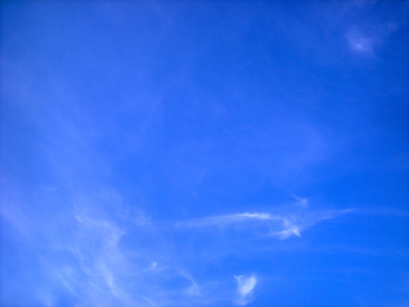 'Nuthin but blue skies'