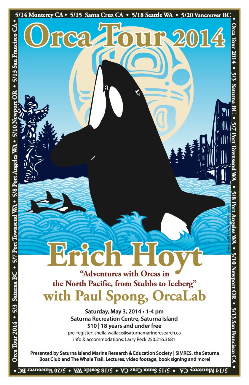 Erich Hoyt Whale Trail Saturna Poster copy