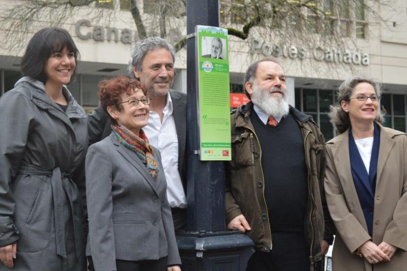 Left to Right:  Sandra Singh, Mary Lynn Baum, Alan Twigg, Yosef Wosk, Catherine Nicol